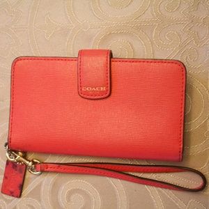 Coach Wristlet and Phone Holder